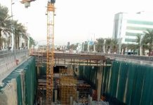 Work at the intersection of Prince Ahmed Street Station with King Abdullah Road 2B4