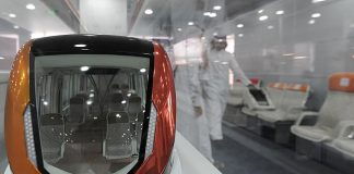 Riyadh metro Orange Line train delivered