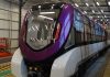 Riyadh Metro train car production showcased for journalists Alstom