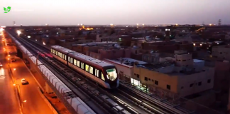 Riyadh Metro train continues its operational tests. New video Riyadh Metro Transport